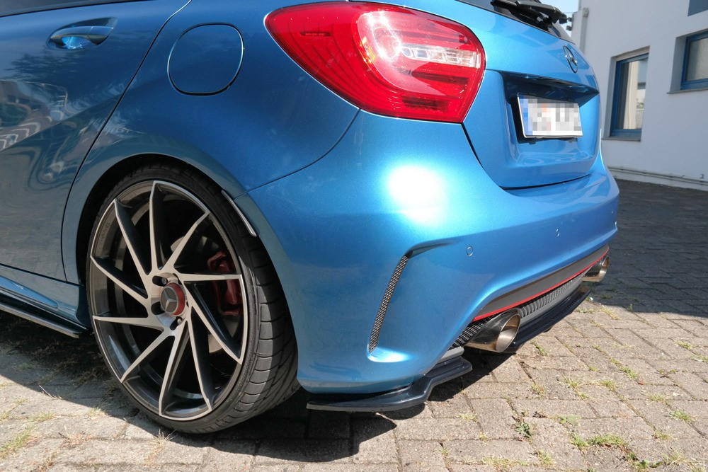 Елерони Mercedes W176 AMG-Line (12-15) тюнінг спідниці обвіс, фото 1
