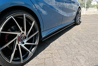 Пороги Mercedes W176 AMG-Line (12-15) тюнінг обвіс елерон спліттер
