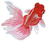 Гарна вишивка "Золота рибка" червона від студії LadyStyle.Biz, фото 5