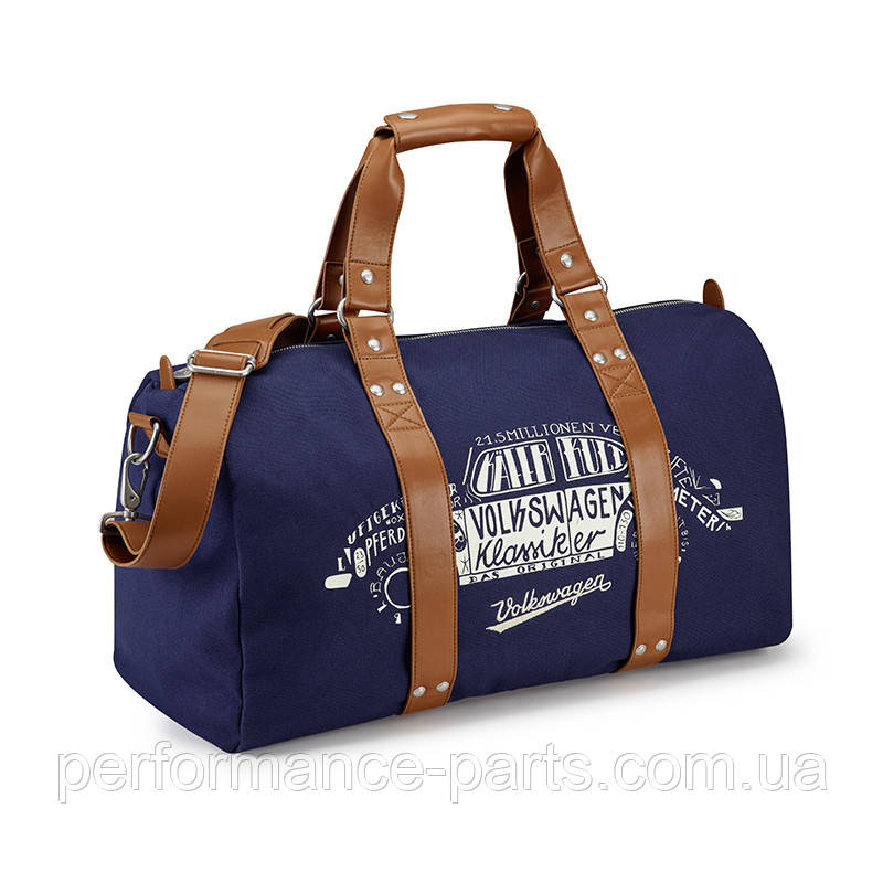 Доріжка сумка Volkswagen Classic Weekender Bag, Dark Blue/Brown, артикул 311087300