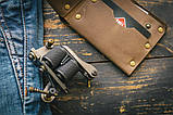 Чоловічий гаманець з металевими заклепками і гравіюванням ТатуНаКоже, штурмовик CLONED TO KILL, фото 4