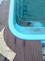 Терраса вокруг бассейна на композитных лагах из ДПК WOODMART Premium, с. Романков, Киевской обл. 18