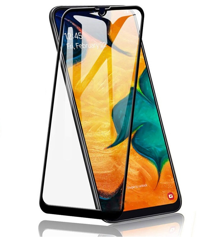 Захисне скло Mocolo для Samsung Galaxy A30 (2019) A305 / A50s / A30s Full Glue 5D Black (0.33 мм)