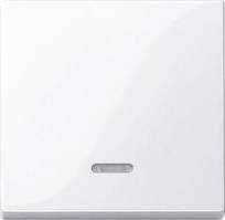 Клавіша вимикача 1-кл з підсвіткою System M (активний білий)