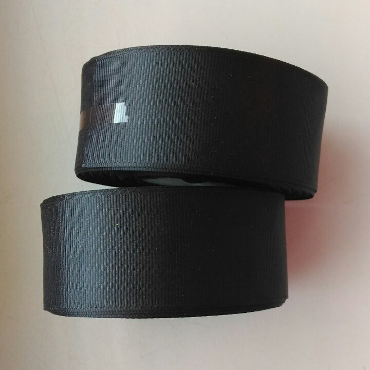 Репсова стрічка завширшки 4 см N39 чорний, фото 1