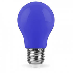 Декоративна світлодіодна лампа синя LB-375 Е27 3W 230V Код.59591