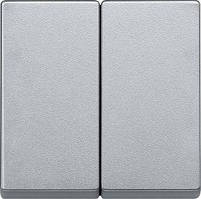 Клавіша вимикача 2-кл System M (алюміній) Schneider Electric