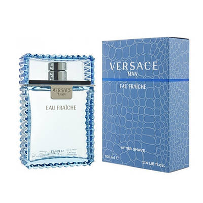 Деревні водяні парфуми Versace Man Eau Fraiche 100ml оригінал, цитрусовий фужерний аромат для чоловіків