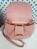 Сумка жіноча "Фіджі" натуральна шкіра, рожевий флотар, фото 5