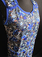 Літні штани з квітковим принтом