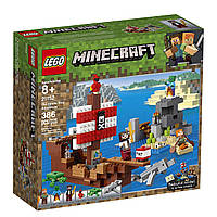 LEGO Minecraft Pirate Ship Конструктор Лего 21152 Майнкрафт пиратский корабль