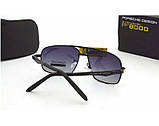 Чоловічі сонцезахисні окуляри в стилі Porsche Design c поляризацією (p-8560), фото 3