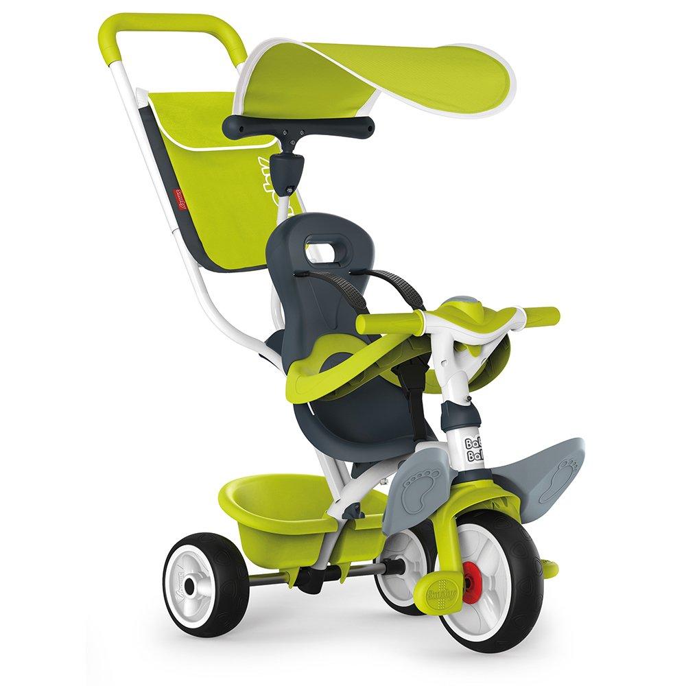 Велосипед дитячий з ручкою Smoby Бебі Балад зелений Baby Balade 741100