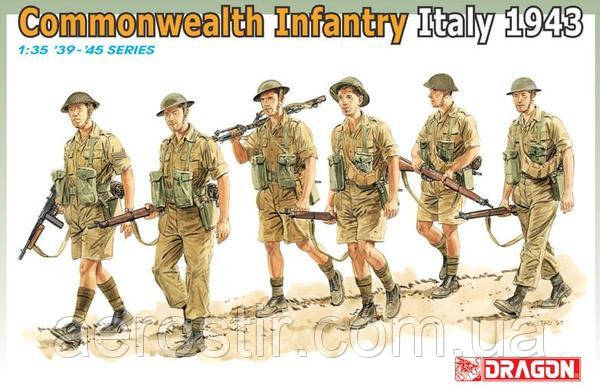 Commonwealth Infantry Italy 1943 1/35 Dragon 6380