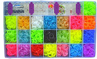 Набор для плетения Loom Bands 7000 шт + светящиеся. Новинка.