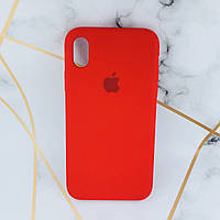 Силиконовый чехол Apple Silicone Case для iPhone XS MAX Красный