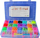Набір для плетіння Loom Bands 4200 шт. Новинка, фото 2