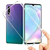 Чохол Ou Case для Huawei P30 Unique Skid Silicone, Transparent 