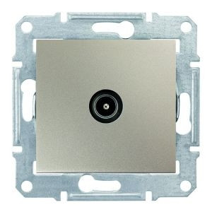 Розетка TV кінцева титан Sedna Schneider Electric SDN3201668