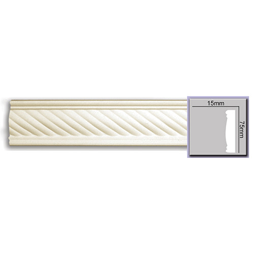 Молдинг Harmony M119 (7,5х1,5x200) см, фото 1