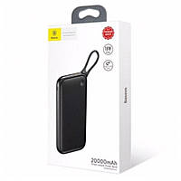 Power Bank Baseus Powerful Type-C PD+QC Quick Charge 20000 мАп Black