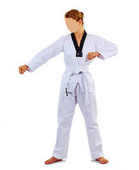 Добок кімоно для тхеквондо Matsa 0018 біле 240 г/м2 зріст 170 см