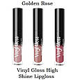 Помада для губ Golden Rose Vinyl Gloss High Shine Lipgloss, фото 2