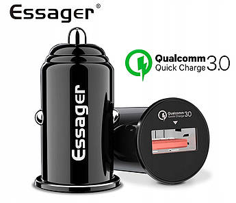 Автомобільний зарядний пристрій Quick Charge 3,0 Essager для Xiaomi mi 9 8 samsung S10 QC3.0 QC