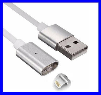Магнітний USB кабель Essager зарядний шнур для iPhone Apple Lightning to USB