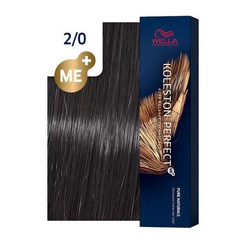 Фарба для волосся стійка Wella Professional Koleston Perfect Me+ чорний 2/0 натуральний 60 мл