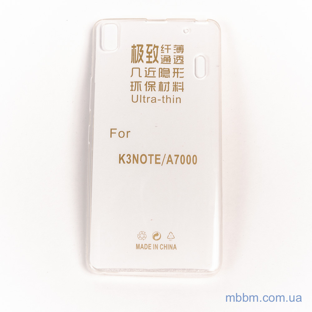 Чехол TPU Ultrathin 0.33mm Lenovo A7000 soft-clear, фото 1