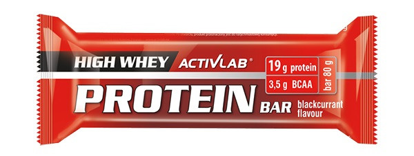 Протеїновий батончик ActivLab — High Whey Protein Bar (80 грамів) смородина