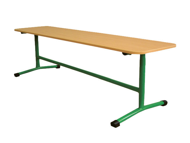 Лавка без спинки з прямими ніжками, фото 1