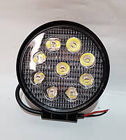 Фара LED додаткова 12/24 V, 9*3W, D=112 мм <Tempest>