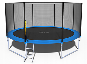 Батут Fun-Fit 14ft/435 см для всієї родини зі сходами