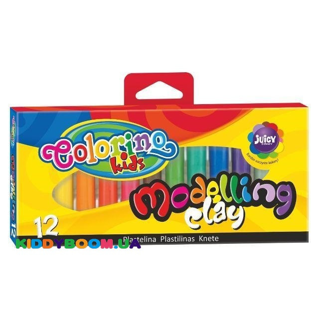 Пластилін Colorino 13291PTR, 12 кольорів