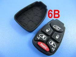 Кнопки для ключа Chrysler 6 кнопок.