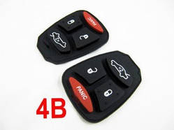 Кнопки для ключа Chrysler 4 кнопки
