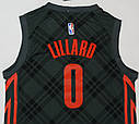 Чорна майка Ліллард Портленд Nike Lillard No0 Portland Trail Blazers, фото 6