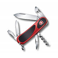 Швейцарський ніж Victorinox EvoGrip 10 Червоно-чорний (2.3803.C) оригінальний