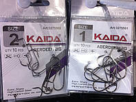 Крючки Kaida Aberdeen Jig ОФСЕТ № 1, 2, 4,6