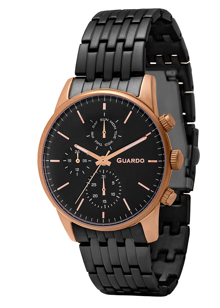 Часы мужские Guardo 12009 (2) -4 черные