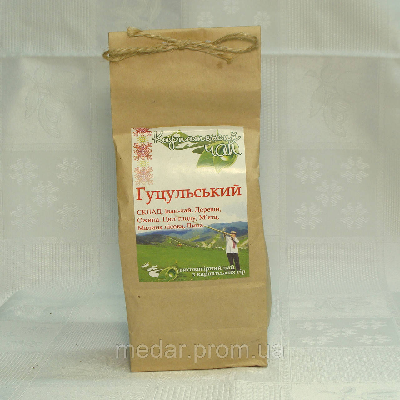 Карпатський трав'яний чай "Гуцульський" (у паперовому пакеті)