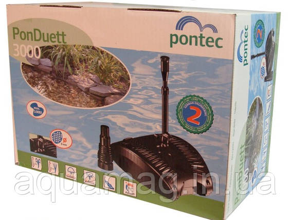 Підводний фільтр Pontec PonDuett 3000 для ставка, водоспаду, водойми, каскаду, фото 3