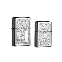 Запальничка ZIPPO Venetian Chrome (352) Справжня запальничка Zippo із захистом від вітру