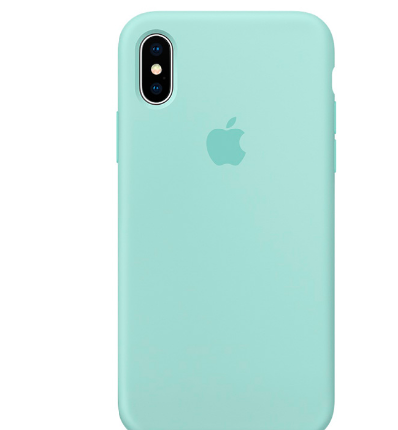 Чехол накладка Silicone Case для iPhone XR - Marine Green
