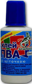 Клей ПВА 35 мл з пензликом Еталон-З