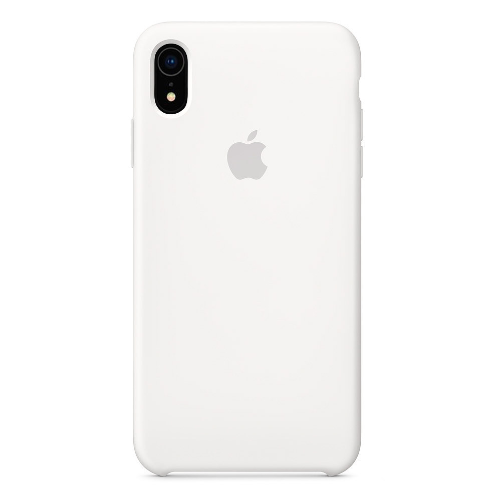 Чохол накладка Silicone Case для iPhone XR - White