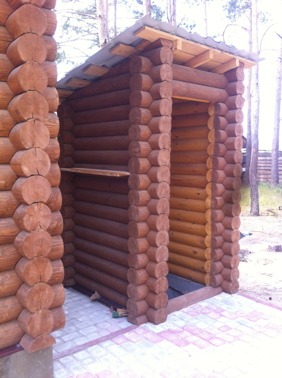 Туалет для дачи деревянный - фото 3 - id-p300303456