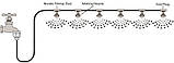 Комплект для туманоутворення 10 м. 10 форсунок 0.5 мм. Чорний., фото 6